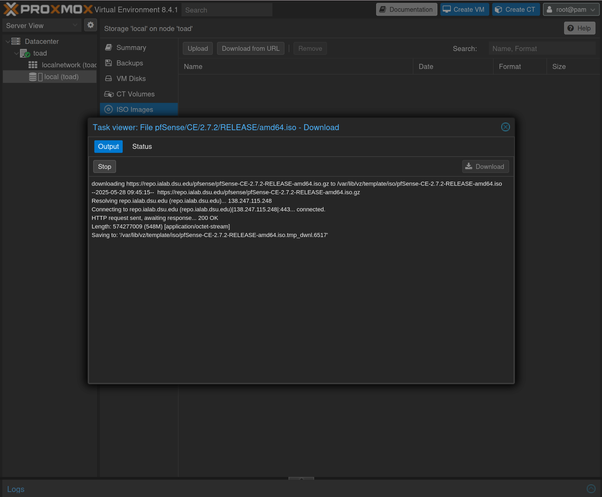 Download pfSense iso image