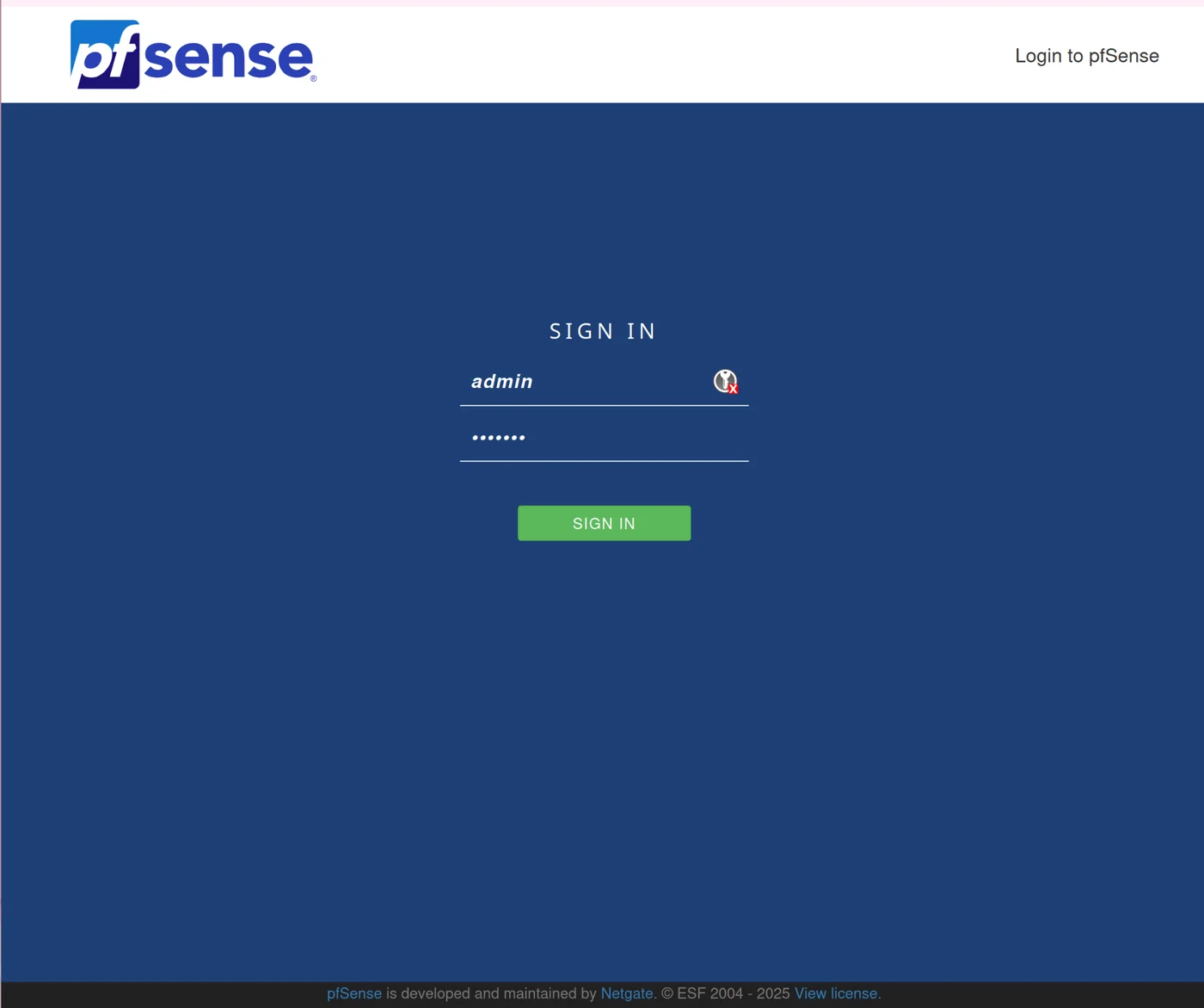 pfSense - Wizard configuration
