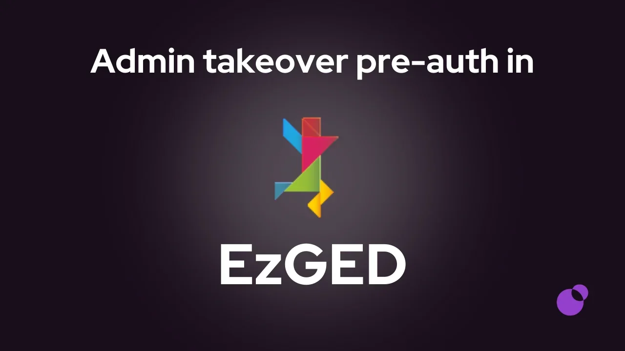 Pre-authentication takeover in EzGED3 via Arbitrary File Read